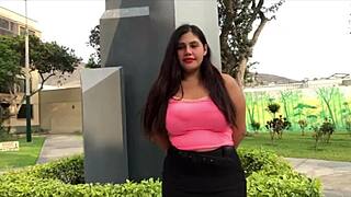 cassandra fat peruvian hooker swallows cum for fame