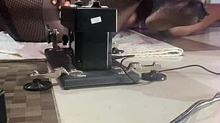 i'm the black pussy pornstar riding this sex machine so smooth operator