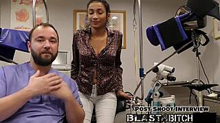 miss marss moans spreading shaved pussy before cum blast