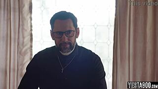 naughty priest pounds curvy teen's tight ass hard