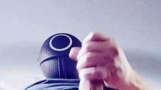 Blond Bad Wolf28 Masturbates Medium Cock Naked in Country Car