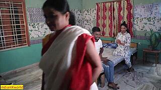 Beautiful Indian Milf Joins Husband For Taboo Threesome