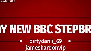 moaning slut seduces fucks bareback interracial big black cock pounding