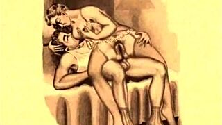 Vintage Erotic Art Collection Antique Retro Scenes