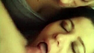 watch hlemac and friend share double blowjob on huge cocks