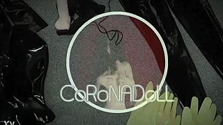 how's three latex layers four gloves and gasmask feel bound