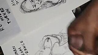 TITS DRIPPING CUM AFTER INTENSE SOLO MASSAGE GROPE FINISH!