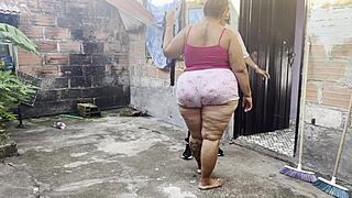 latina chia endures strong rough fuck with cum in mouth