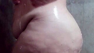 sexy latina bbw big ass pussy shower tease