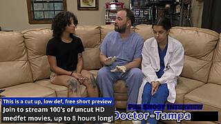 Nicole Luvas Spreads Wide for Dr Tampa's First Gyno Exam