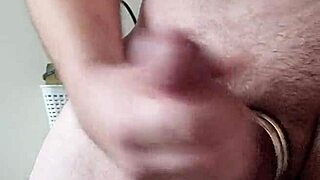 rockymontana strokes huge cock solo flashing big cumshot homemade