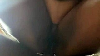 big ebony ass bounces hard on monster black cock