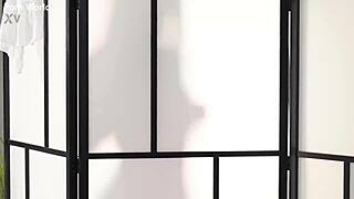 Petite brunette Miami endures BBC double penetration in oiled massage.