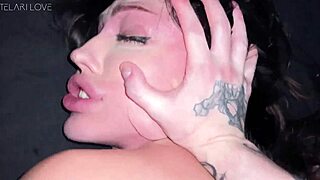 squirting brunette whore begs for rough deepthroat facefucking cum facial