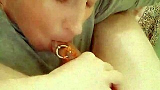 julia autofellatio self sucks cums in own mouth hot