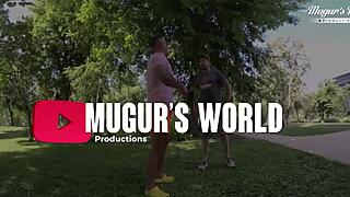 busty threesome SEX romp