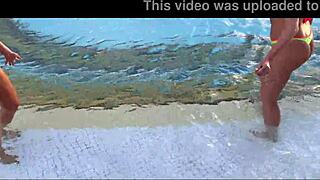 stepmom and best friend pool massage turns taboo staycation pt 1