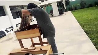 peruvian teen's wet pussy begs for cock sucking and creampie