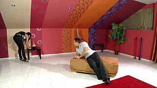 Her Cleaning Turns into Intense Anal Pounding and Moaning