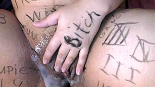 milky mari spreads big boobs pussy for bukkake cumshot 💦😈🍆