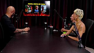 Safada Strips Sensually After DP Toy Talk Hunting Dwarf for Tit Sitting - Natt Paradise on Sheer Red