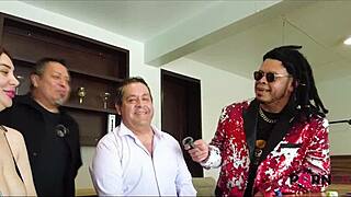 Beautiful Long Haired Latina Teen Casting Interview in Lingerie