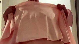 Personal Phone Flashes Curly Brunette Milf Wet Pussy and Big Clit