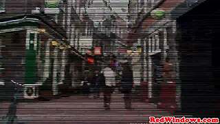 Big Titted Dutch Hooker Sucks Before Pounding!