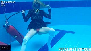 horny ashlee rose, your wet pussy shines in that slutty scuba dress