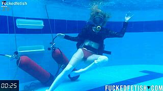 horny ashlee rose, your wet pussy shines in that slutty scuba dress