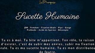 French cum hungry babe fixates on sloppy oral deepthroat