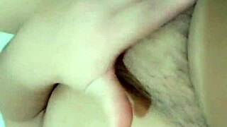 She sits on dildo front and back, warns before squirting—personal vid finale.