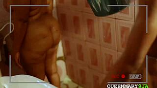 Wife's Secret Ebony Bull Fuck Exposed by Hidden Home CCTV