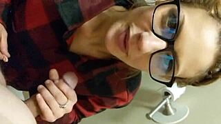 petite hotel blonde deepthroats monster cock hungrily