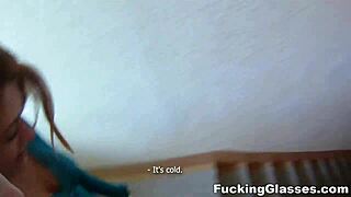Dude, fucking this clueless glasses redhead renata teen bent over doggystyle cums hard!