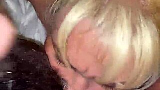 next door bbw milf chokes on huge neighbor cock homemade
