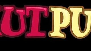 Black Babe Dolce Damone Bounces Ass on Huge White Cock