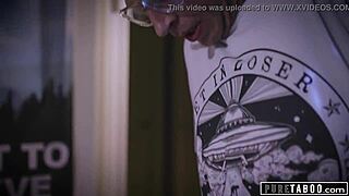 Yo, what if this conspiracy theorist milf rides a sexy alien's big cock?