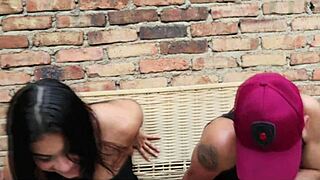 Beautiful big ass latina invited home for water only?