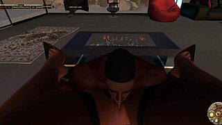 Black Bull Pounds Asian Pussy on Sofa Creampie