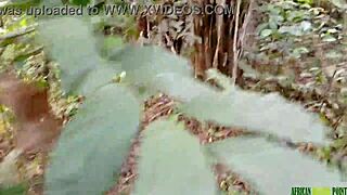 ever fucked a hairy black bbw fat pussy bent over in the bush?