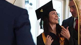 Cuckold watches intense hardcore pounding action unfold