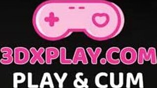 Overwatch slut takes anal footjob cum in every hole 3some