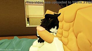 cosplayer girl invites him home for fun