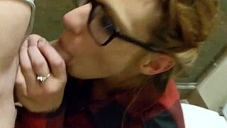 petite hotel blonde deepthroats monster cock hungrily