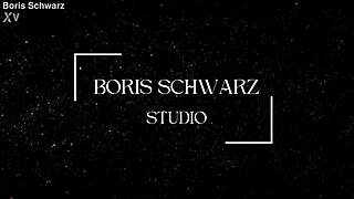 Hard nolube anal stretches Alice Maze's tight ass deep