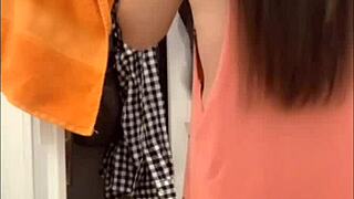teasing spanish skirt slip worth the voyeur peek