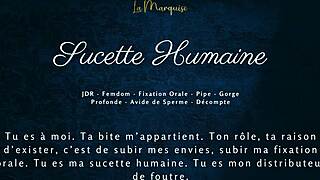 French cum hungry babe fixates on sloppy oral deepthroat