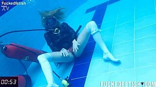 horny ashlee rose, your wet pussy shines in that slutty scuba dress