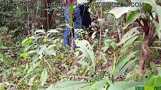 ever fucked a hairy black bbw fat pussy bent over in the bush?